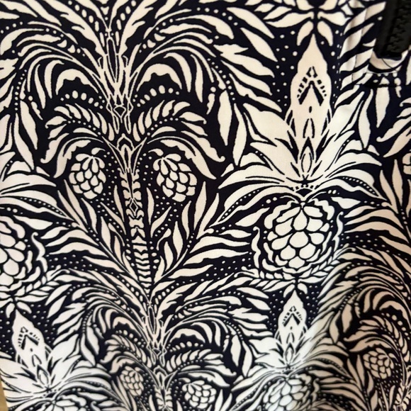 Tommy Bahama Black and White Floral Dress - Picture 2 of 4